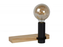 Wandlamp TANNER - Zwart/hout -EGLO || Zuiver Verkoop lucide tanner 48117