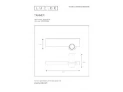 Wandlamp TANNER - Zwart/hout -EGLO || Zuiver Verkoop lucide tanner 48118