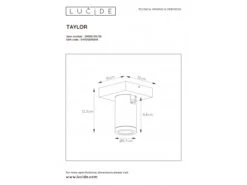 Plafondspot TAYLOR 1x - Zwart Zwart -EGLO || Zuiver Verkoop lucide taylor 40122 1