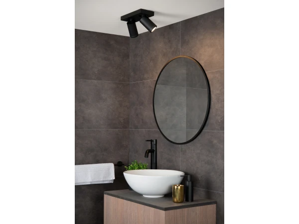 Plafondspot TAYLOR 2x - Zwart Zwart 2 Plafondspot TAYLOR 2x - Zwart Zwart - Afbeelding 2