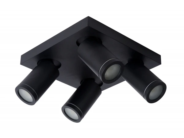 Plafondspot TAYLOR 4x - Zwart Zwart 3 Plafondspot TAYLOR 4x - Zwart Zwart - Afbeelding 3