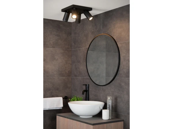 Plafondspot TAYLOR 4x - Zwart Zwart 2 Plafondspot TAYLOR 4x - Zwart Zwart - Afbeelding 2