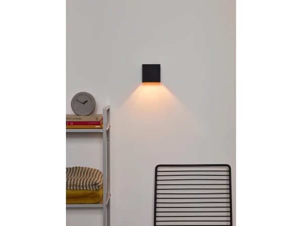 Wandlamp XIO - Zwart/goud Zwart 2 Wandlamp XIO - Zwart/goud Zwart - Afbeelding 2