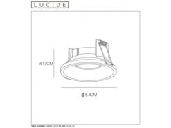 Ronde Inbouwspot ZIVA - Wit Wit 7 Ronde Inbouwspot ZIVA - Wit Wit -EGLO || Zuiver Verkoop lucide ziva 25816