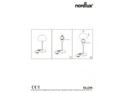 Nordlux Tafellamp ELLEN - Wit Wit 11 Nordlux Tafellamp ELLEN - Wit Wit -EGLO || Zuiver Verkoop nordlux ellen 30839 1