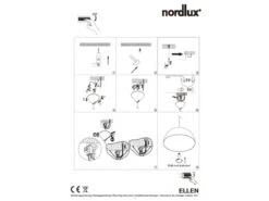 Nordlux Hanglamp ELLEN - Wit Wit 11 Nordlux Hanglamp ELLEN - Wit Wit -EGLO || Zuiver Verkoop nordlux ellen 40 32519