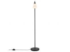 Nordlux Vloerlamp MOLLI 1 - Zwart/gesatineerd Glas Zwart -EGLO || Zuiver Verkoop nordlux molli 1 48856