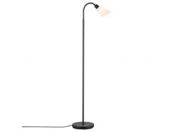 Nordlux Vloerlamp MOLLI 1 - Zwart/gesatineerd Glas Zwart -EGLO || Zuiver Verkoop nordlux molli 1 48859