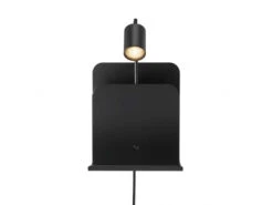 Nordlux Wandlamp Met Houder ROOMI - Zwart Metaal Zwart -EGLO || Zuiver Verkoop nordlux roomi 48838