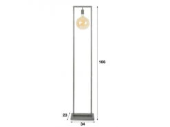 Vloerlamp SKY - Oud Zilver Zilver -EGLO || Zuiver Verkoop richter young design 53991