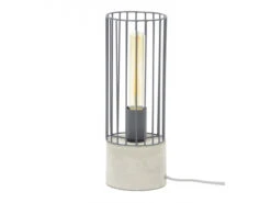 Tafellamp CILINDER - Beton/zwart Grijs -EGLO || Zuiver Verkoop richter young design cilinder 50778