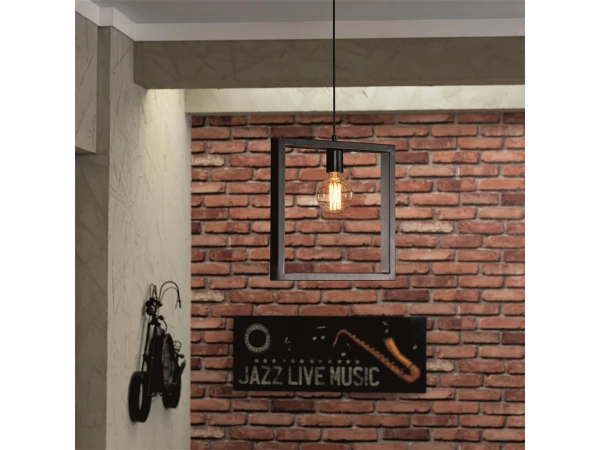 Hanglamp IRONY - Metaal Antraciet 1 Hanglamp IRONY - Metaal Antraciet