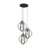 Hanglamp TURN 3x - Charcoal Zwart