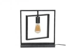 Tafellamp TURN SQUARE - Charcoal Zwart