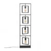 Vloerlamp TURN SQUARE - Charcoal Zwart