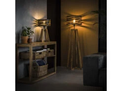 Tafellamp TWIST - Hout/metaal Hout -EGLO || Zuiver Verkoop richter young design twist 38826