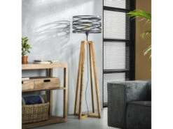Vloerlamp TWIST - Hout/metaal Hout -EGLO || Zuiver Verkoop richter young design twist 38833
