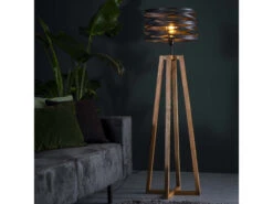 Vloerlamp TWIST - Hout/metaal Hout -EGLO || Zuiver Verkoop richter young design twist 38835