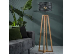 Vloerlamp TWIST - Hout/metaal Hout -EGLO || Zuiver Verkoop richter young design twist 38836