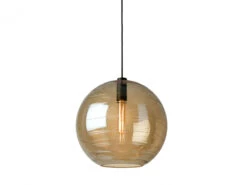 Hanglamp LANTAREN - Amber Glas