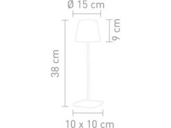 Tafellamp TROLL - Wit Wit -EGLO || Zuiver Verkoop sompex troll 23794 1