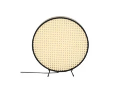 Zuiver Tafellamp SIEN - Zwart/Rotan Zwart