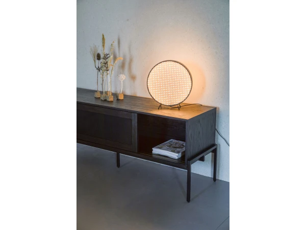 Zuiver Tafellamp SIEN - Zwart/Rotan Zwart 2 Zuiver Tafellamp SIEN - Zwart/Rotan Zwart - Afbeelding 2